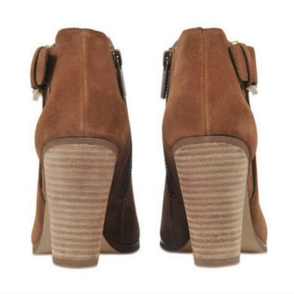 NEW Michael Michael Kors Adams Bootie Suede Brown Size 10 - Picture 3 of 8